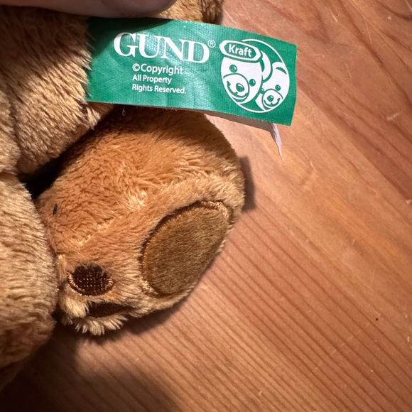 Vintage Gund Brown Kraft Peanut Butter Teddy Bears - Picture 4 of 4